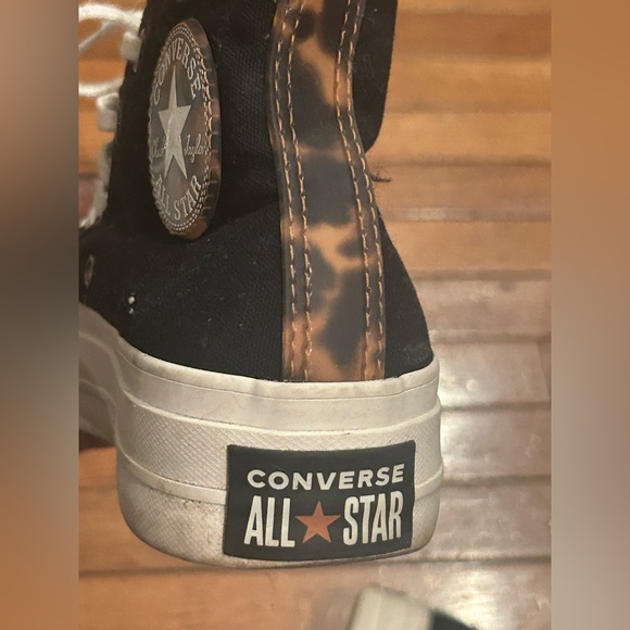 Converse Chuck Taylor All Star Tortoise High Lift Platform Black A05257C Sz 6.5 - Picture 10 of 16